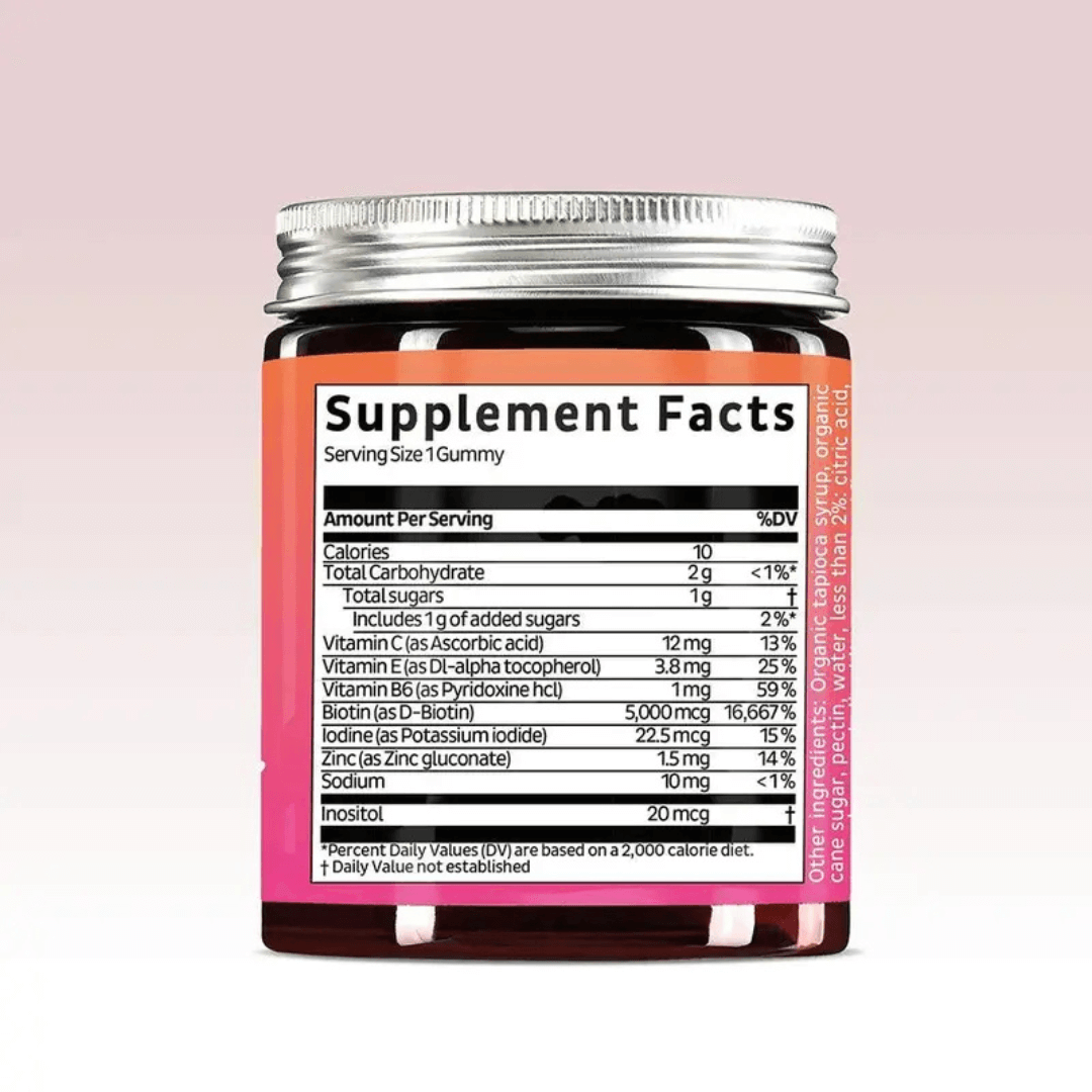 Biotin Gummies for Quick Hair Growth