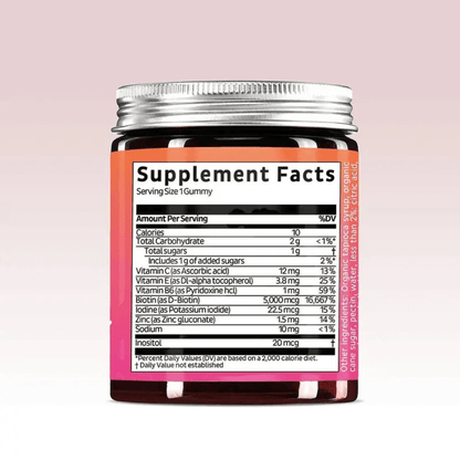 Biotin Gummies for Quick Hair Growth